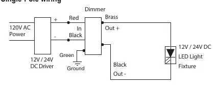 Single-Pole wiring diagram