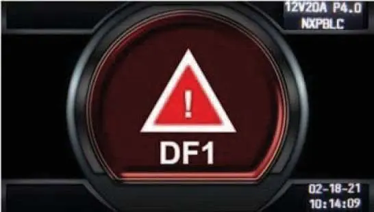Fault display example