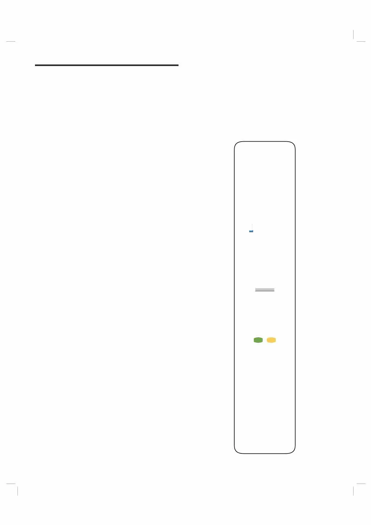 Remote control layout