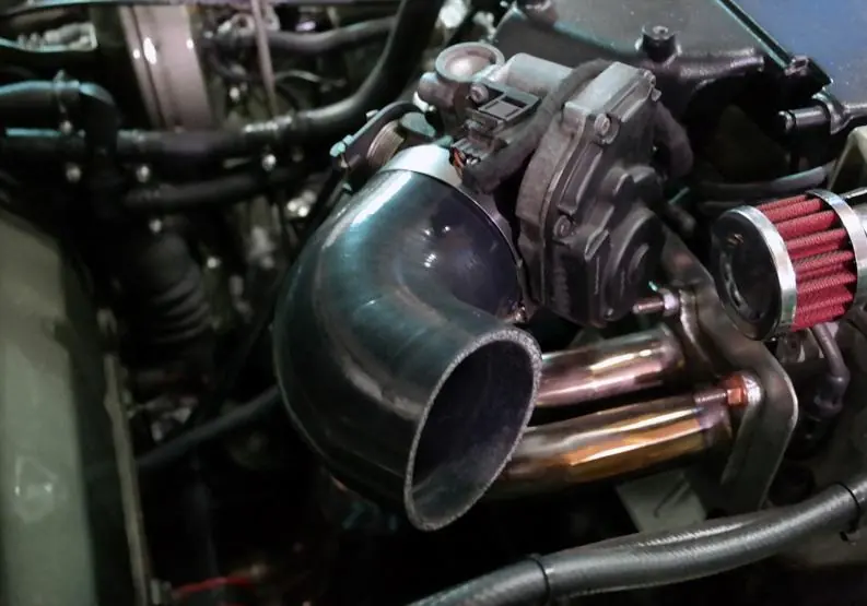 Silicone elbow installation