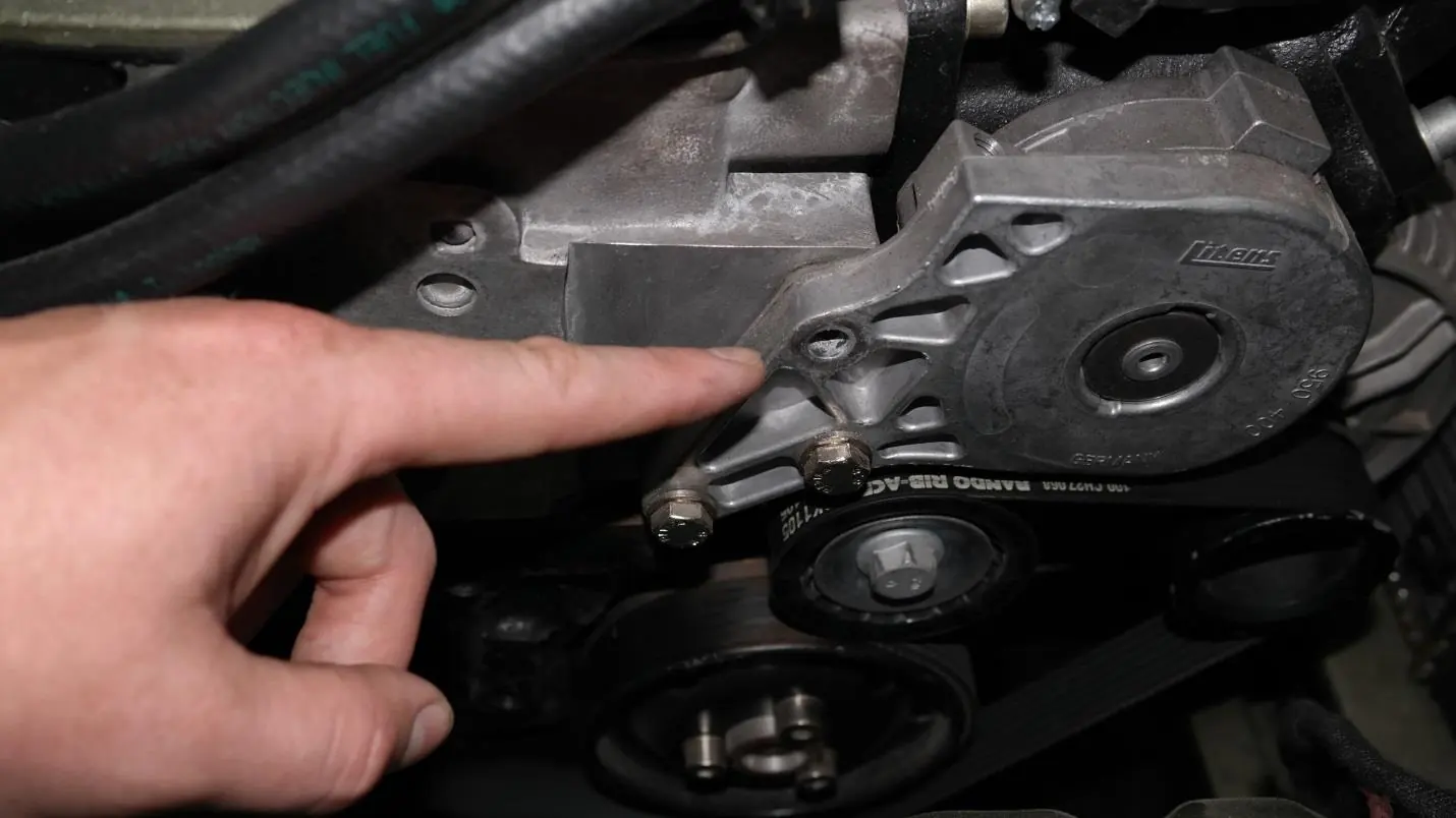 Tensioner bolt removal