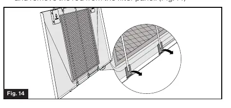 Filter removal (Fig. 14)