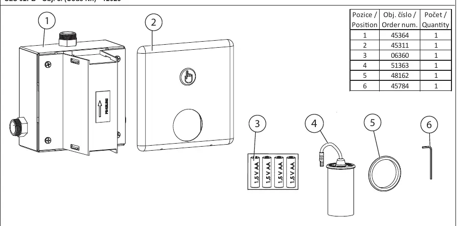 Supplied equipment and installation preparation