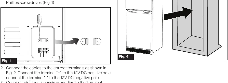 Electrical connection steps