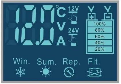 LCD display icons and their meanings