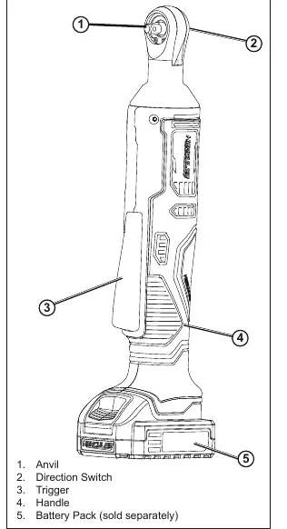 Functions of the Hercules 12V Ratchet