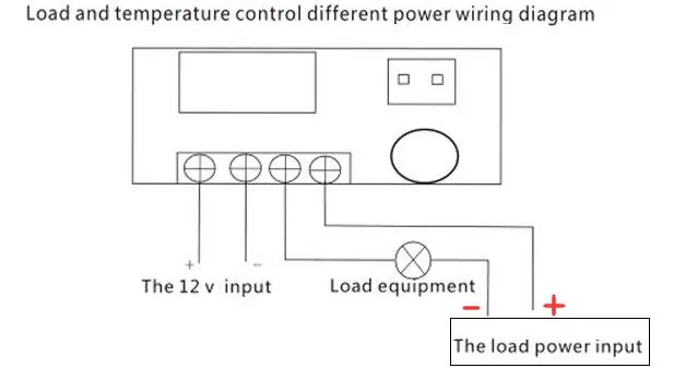 Wiring diagram for separate power supplies