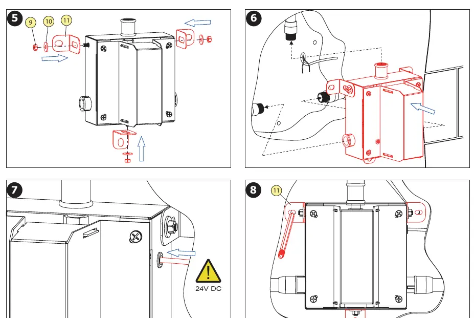 Installation steps 5-8
