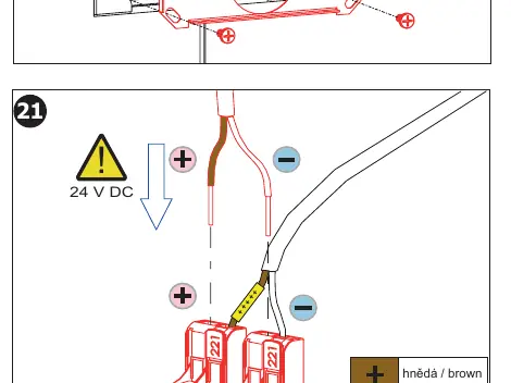 Wiring diagram (Step 21)