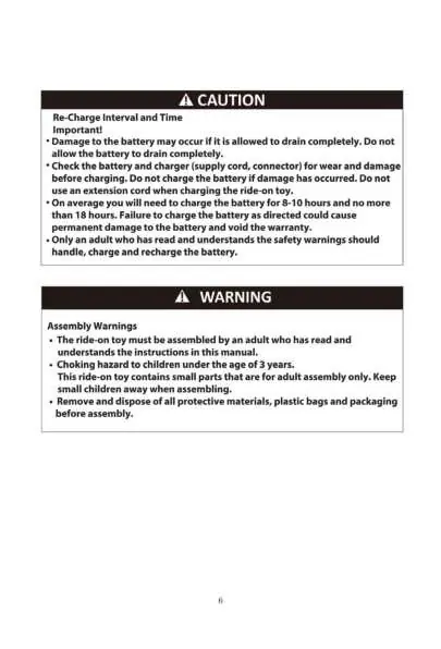Review battery maintenance and assembly preparation