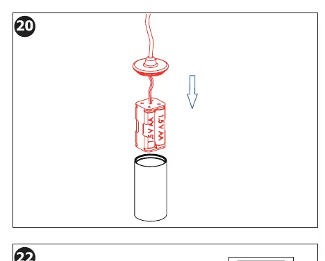Battery installation steps