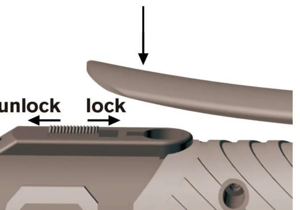 Paddle switch and lock switch