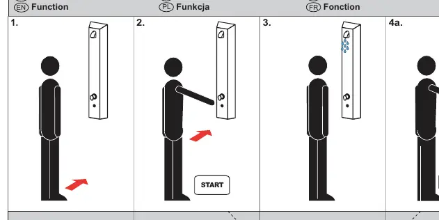 Piezo button operation and automatic stop settings