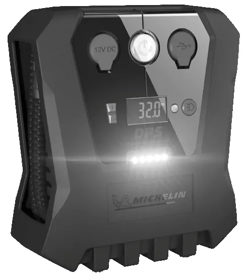 Michelin 12V Programmable Fast Flow Digital Tire Inflator