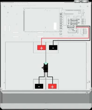Battery connection diagram