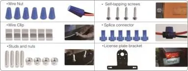 Included hardware components