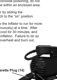 Cigarette Plug and Holder location
