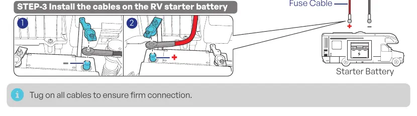Connecting to Starter Battery