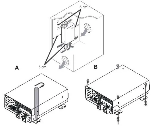 Installation and mounting clearance