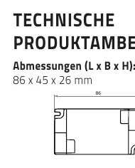 Product dimensions