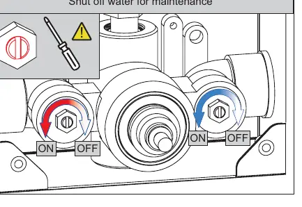 Maintenance water shut-off