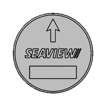 Forward-facing orientation arrow