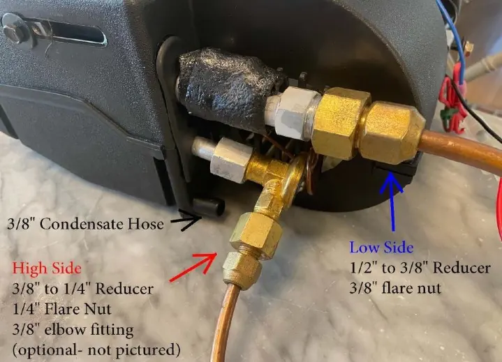 Air Handler connections