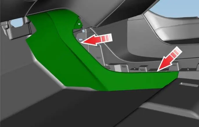 Removing the RH closeout extension (pre-2016 models)