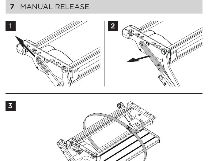 Manual release procedure