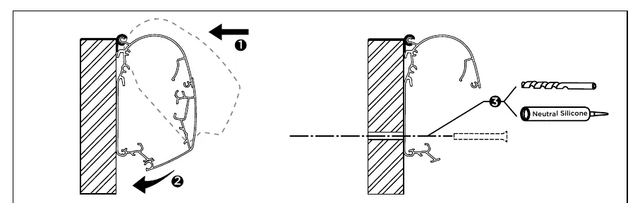 Installation and mounting steps