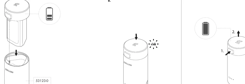 Battery removal and insertion process
