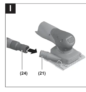 External dust extraction