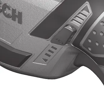 Check the battery charge level indicator.