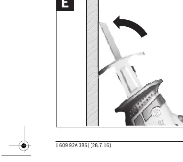 Plunge cutting (Figure E)