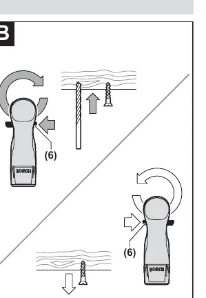 Direction switch (B)