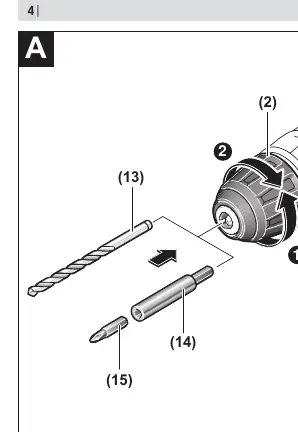 Tool change (A)