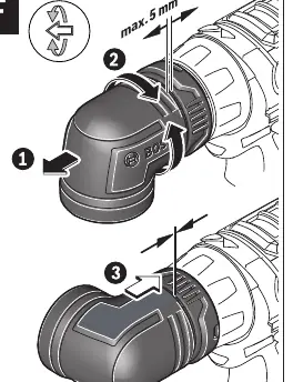 Turning the adapter