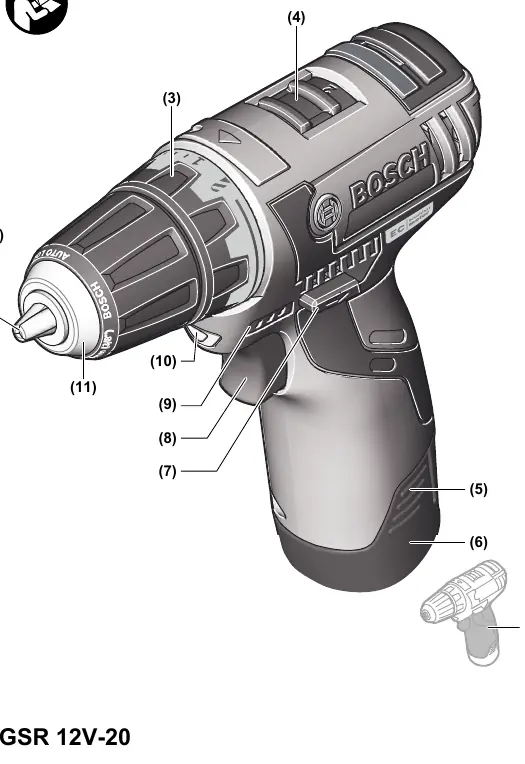 GSR 12V-20 components