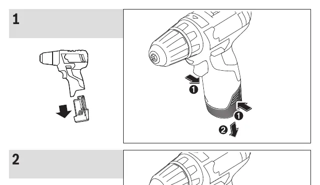 Battery removal and insertion