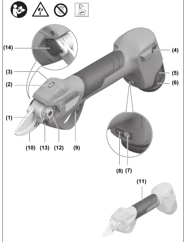 Component overview of the GGP 12V-25