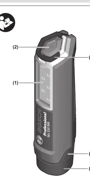 Product overview showing lamp head, switch, and hook.