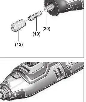 Collet change (D)