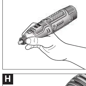 Handling method: Pen grip (F)