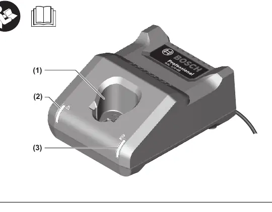 Bosch GAL 12V-40 charger components