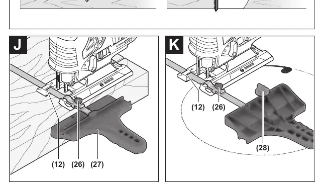 Using the parallel guide