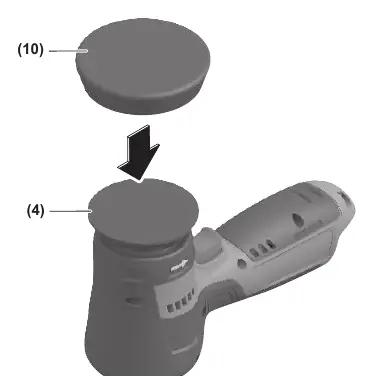 Attaching the polishing pad