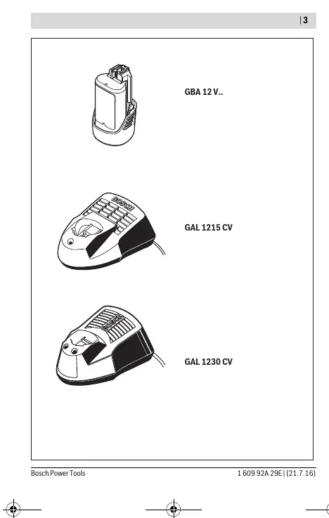 Compatible battery and charger types.