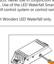 Setting the program dial using a flathead screwdriver