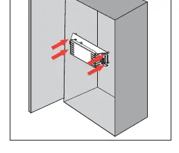 Mounting the control box in a weatherproof enclosure