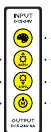 Controller button interface layout.